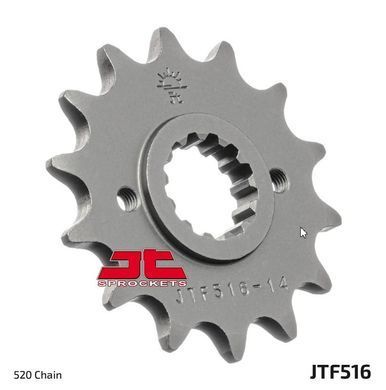 JT JTF516.16 - Звезда передняя KAWASAKI EL, EX, GPX, KL, KLR, KLX, KR-1, ZXR, ZZR; SUZUKI GS 250-650 1984-2020