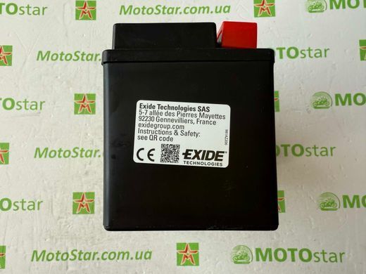 EK091 - EXIDE аккумулятор 12В 9Агод. 120А AGM; AUXILIARY (+/-), 150х90х105 мм Start-Stop