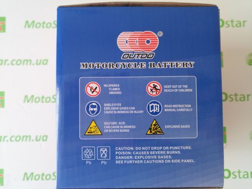 Outdo YTX7L-BS 12V 6Ah. Аккумулятор