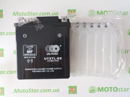 Outdo YTX7L-BS 12V 6Ah. Аккумулятор